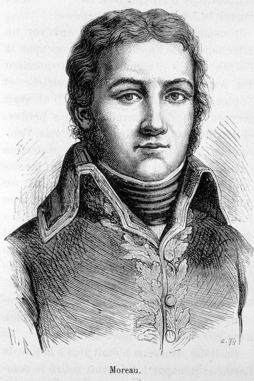 フランスの将軍、ジャン・ヴィクトル（Jean-Victor）・モロー（1763-1813）の肖像。 作： 無名の画家