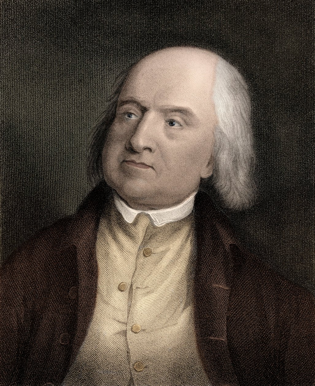 ジェレミー・ベンサム（1748-1832）の肖像（イギリスの哲学者、経済学者、理論法学者 作： 無名の画家