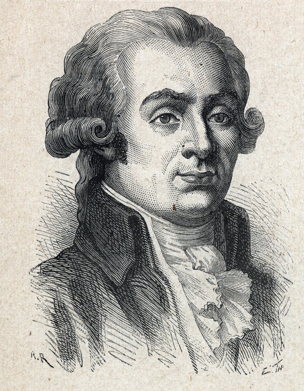 フランスの政治家、Jerome Petion de Villeneuve（1756-1794）の肖像。 作： 無名の画家