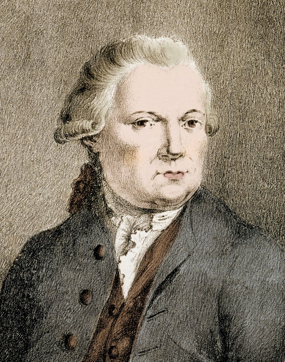 ジリ・アントニン・ベンダ（ゲオルグ・アントン・ベンダ）（1722 - 1795）の肖像 - Portrait of Jiri Antonin Benda (Georg Benda) 作： 無名の画家