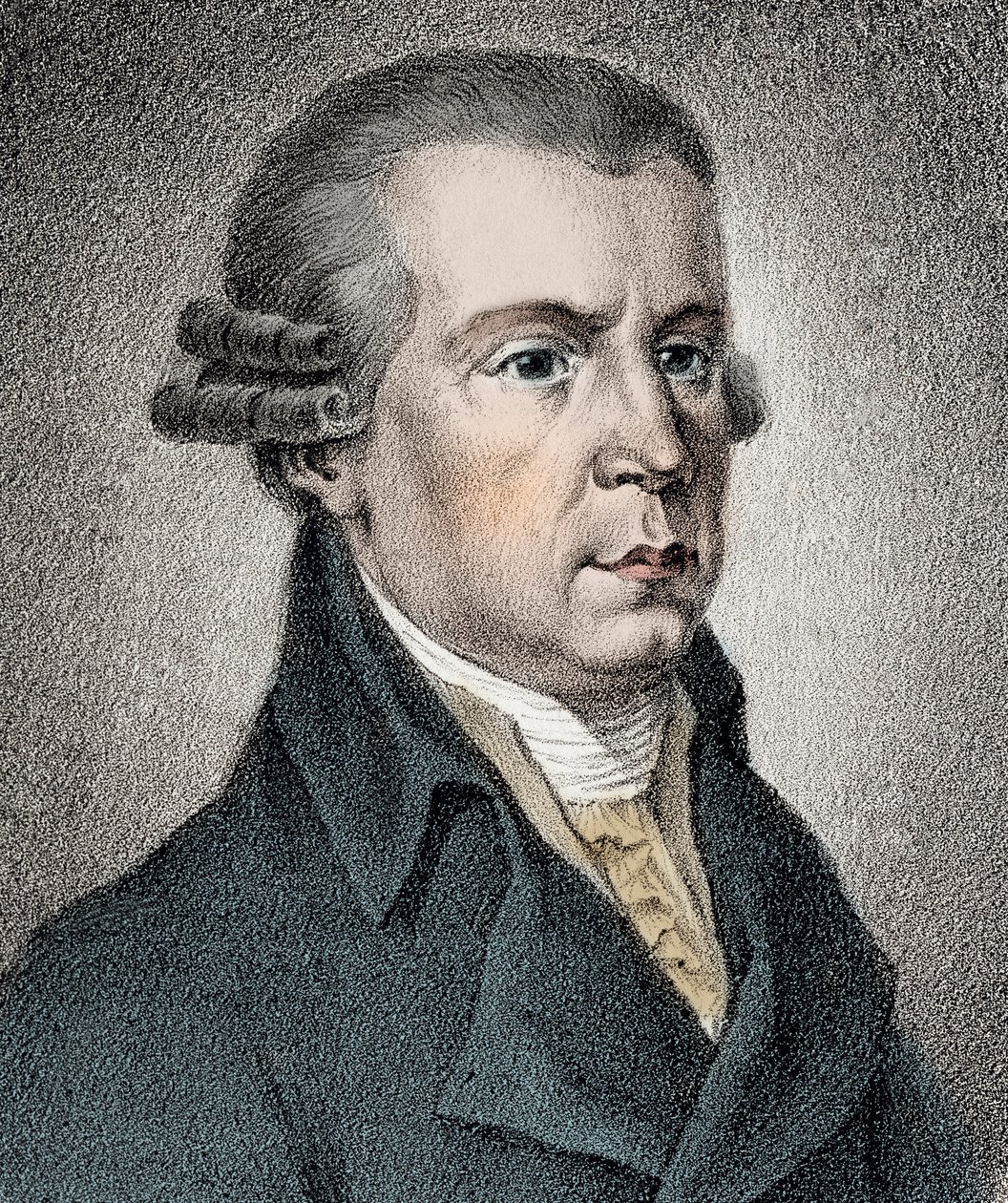 ヨハン・ゲオルク・アルブレヒツベルガー（1736-1809）の肖像 オーストリアの音楽家 - 。 作： 無名の画家