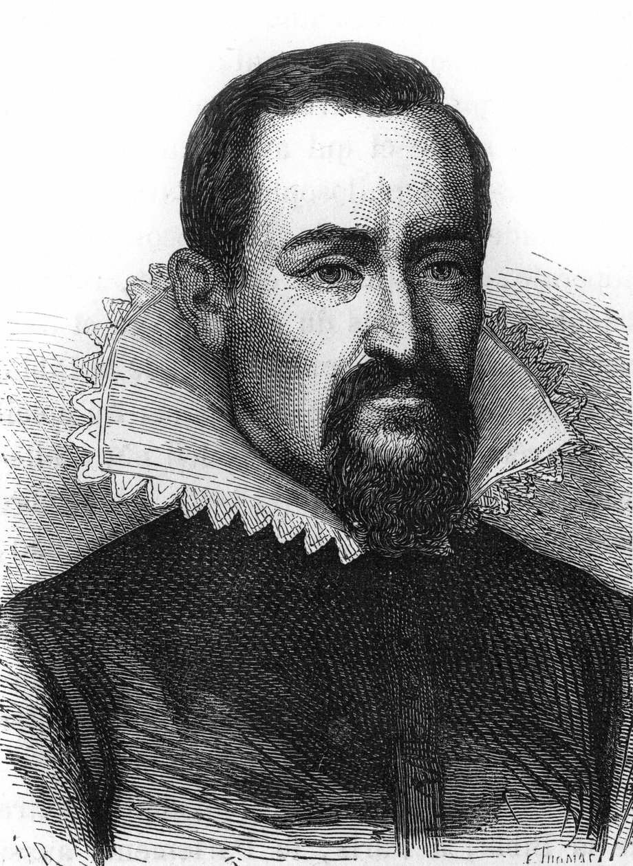 天文学者ヨハネス・ケプラー（ケプラー）の肖像（1571年〜1630年 作： 無名の画家