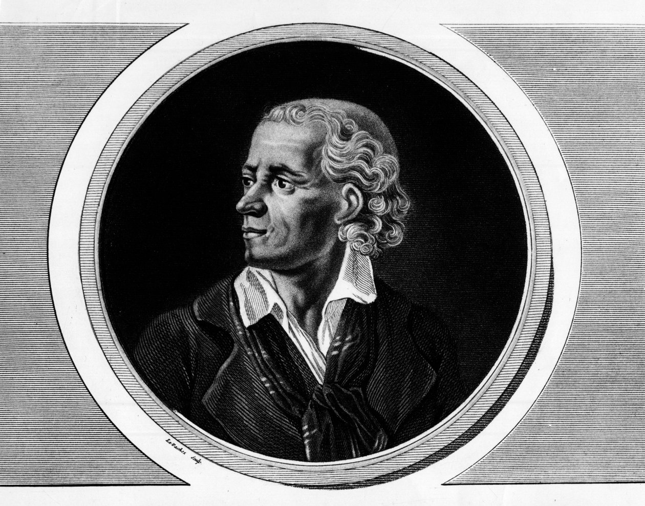 フランスの政治家（1747-1793）で、リヨンのコミューンの検事を務めたジョセフ・シャリエの肖像。フランス革命の歴史的絵画全集（全3巻）」に掲載されたエングレーヴィング。1804. 作： 無名の画家