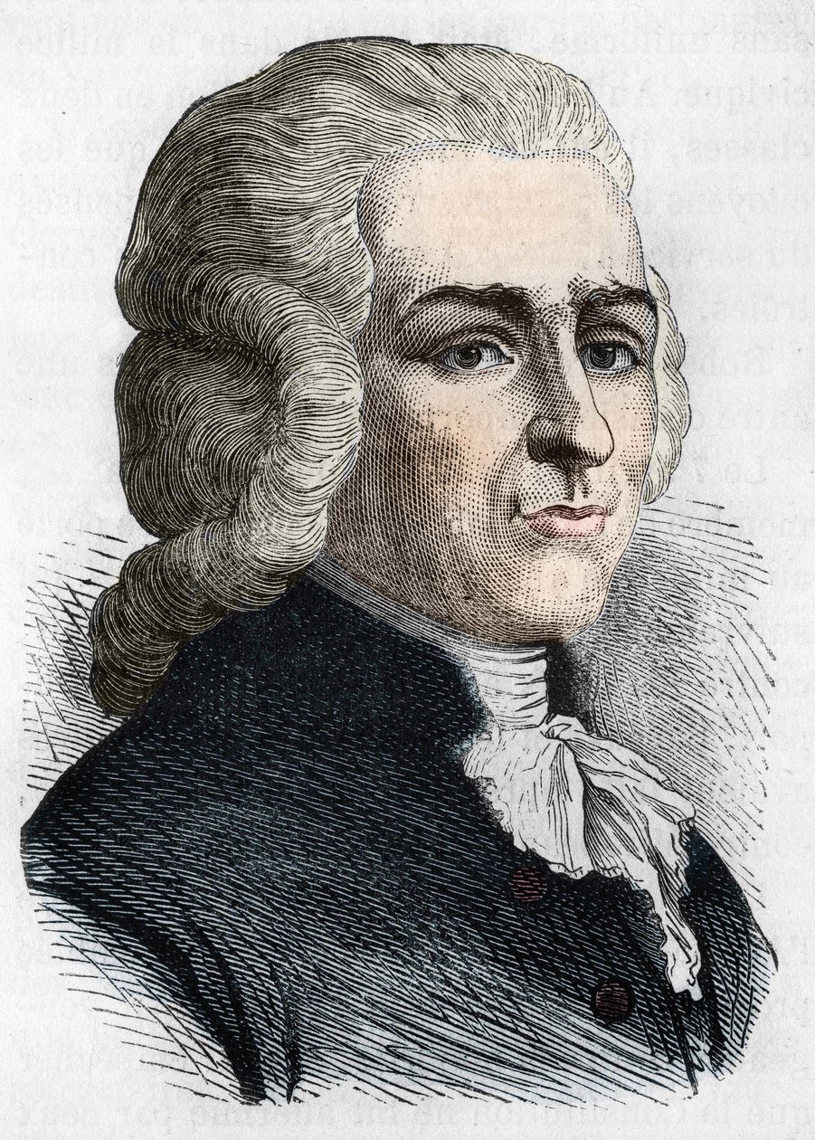 ジョセフ・イグナス・ギヨタン（1738-1814）の肖像 作： 無名の画家