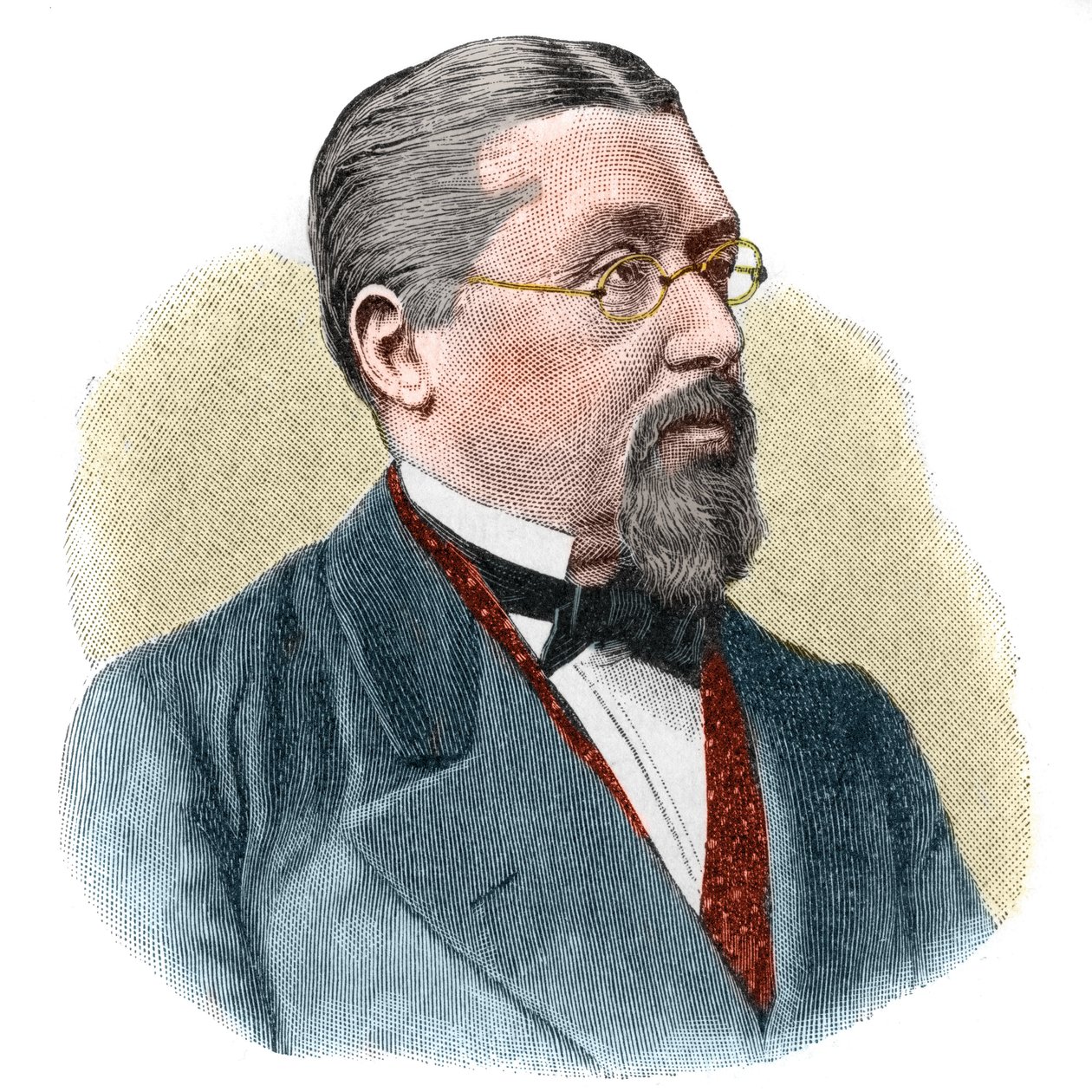 Joseph Victor von Scheffel (1826 -1886) ドイツの作家・詩人の肖像。 作： 無名の画家