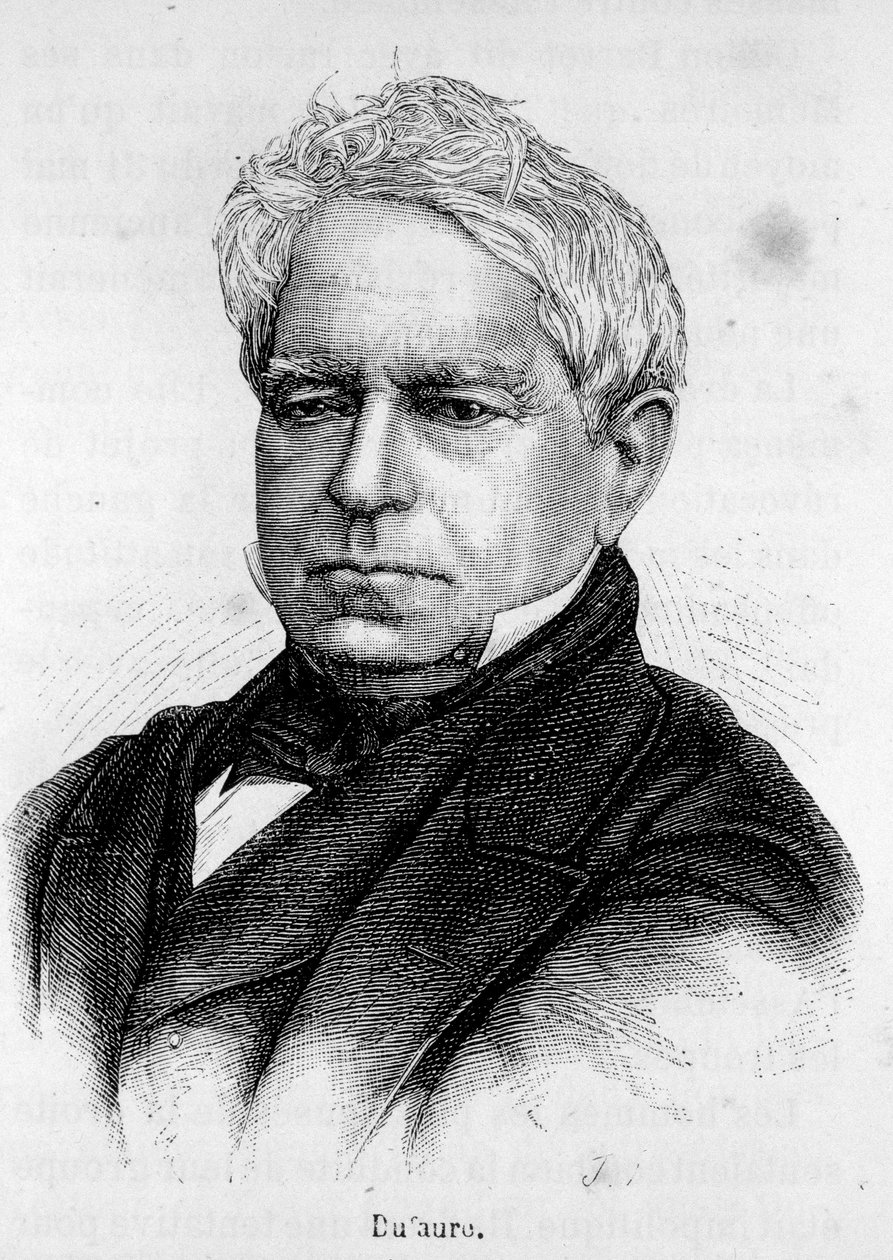 フランスの弁護士・政治家であるジュール・アルマン（Jules-Armand）・デュフォーレ（1798-1881）の肖像。 作： 無名の画家