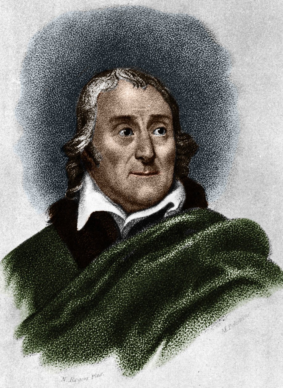 ロレンツォ・ダ・ポンテ（1749-1838）の肖像 ユダヤ系イタリア人のリブレット作家・作家。 作： 無名の画家