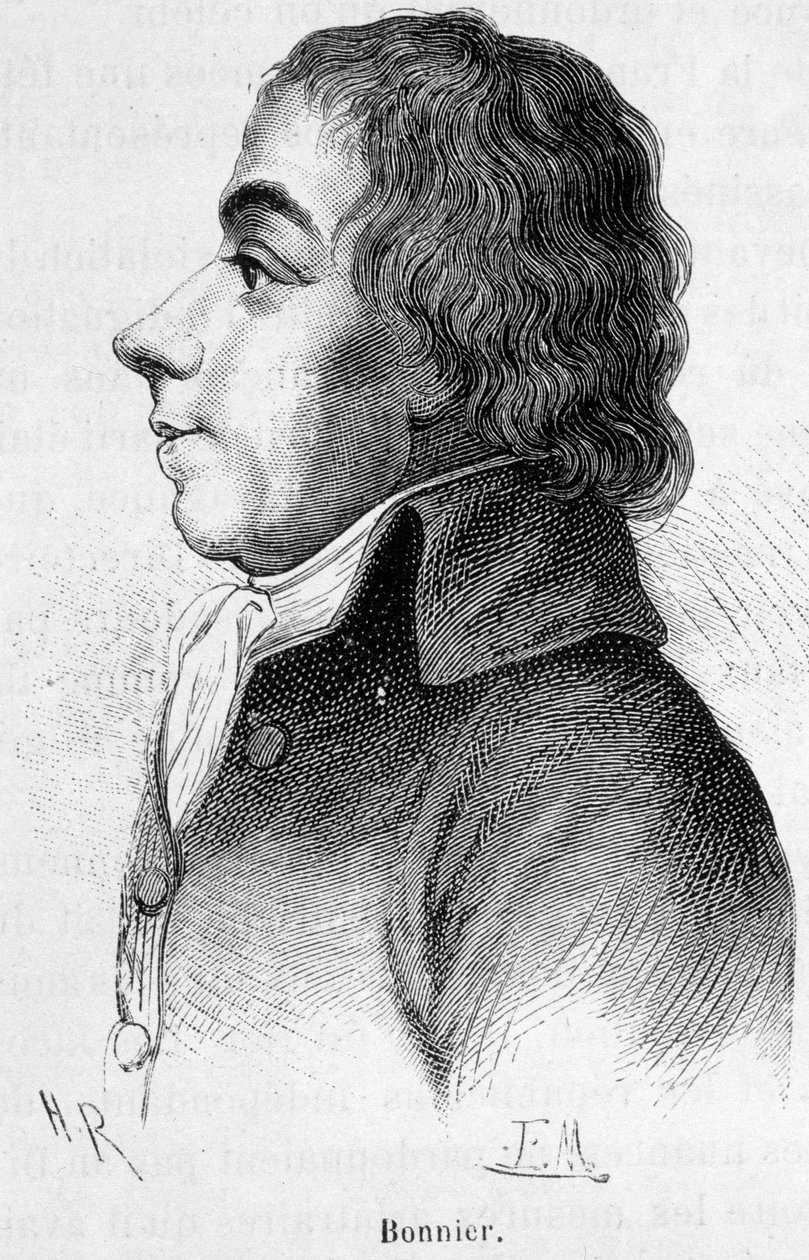 フランスの政治家、ルイ・アントワーヌ・ボニエ・ダルコ（1750～1799）の肖像。 作： 無名の画家