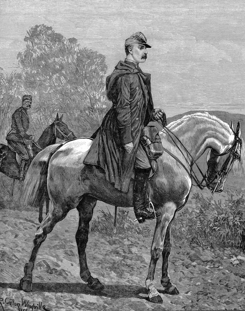 MILAN IV OBRENOVITCHの肖像 1882年から1889年の間のセルビアの王。 作： 無名の画家