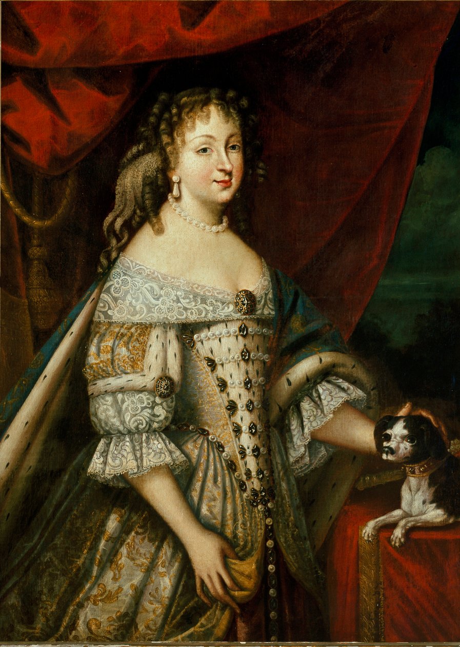 Porträt von Maria Giovanna Battista di Savoia Nemours (Marie Jeanne Baptiste de Savoie-Nemours) (1644-1724), Ehefrau von Carlo Emanuele II. (1634-1675). Anonymes Gemälde. 17. Jahrhundert Turin, Königspalast von Unknown artist