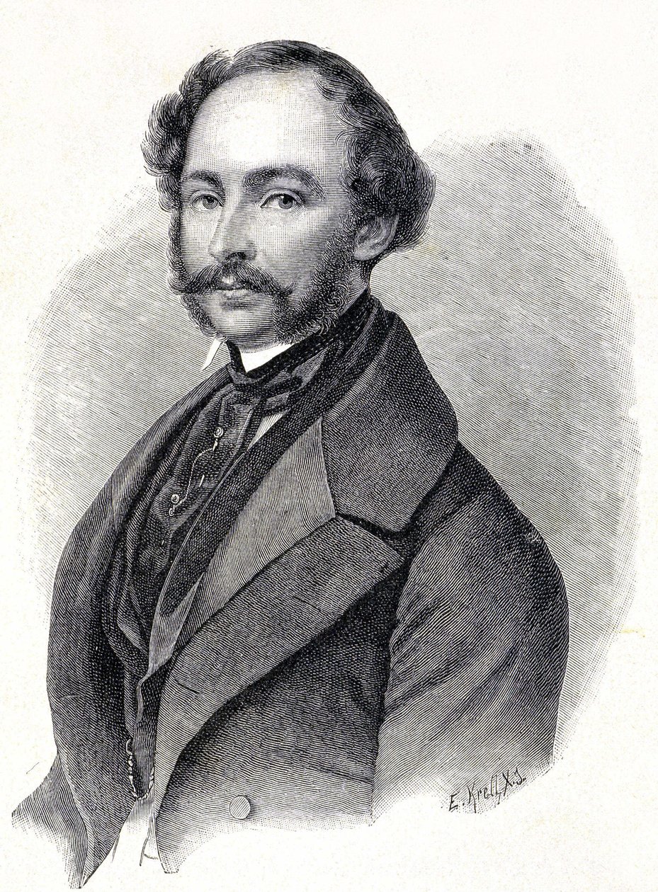バイエルン王マクシミリアン2世の肖像 - マクシミリアン2世の肖像 Joseph de Baviere (1811 - 1864) 作： 無名の画家