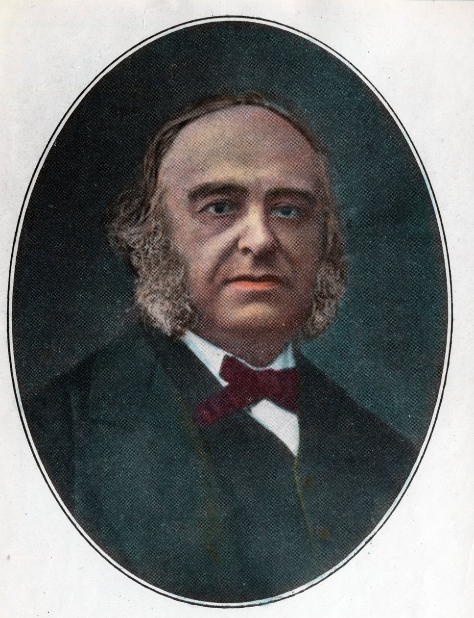 ポール・ブローカ（1824-1880）フランスの外科医の肖像。19世紀のエングレーヴィング。個人蔵。 作： 無名の画家