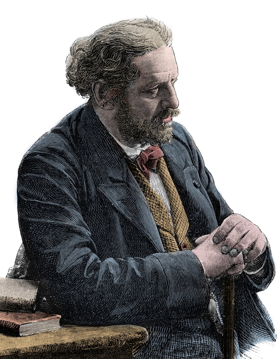 ポール・ジュール・バルビエ（1825-1901）の肖像 フランスの作家 作： 無名の画家