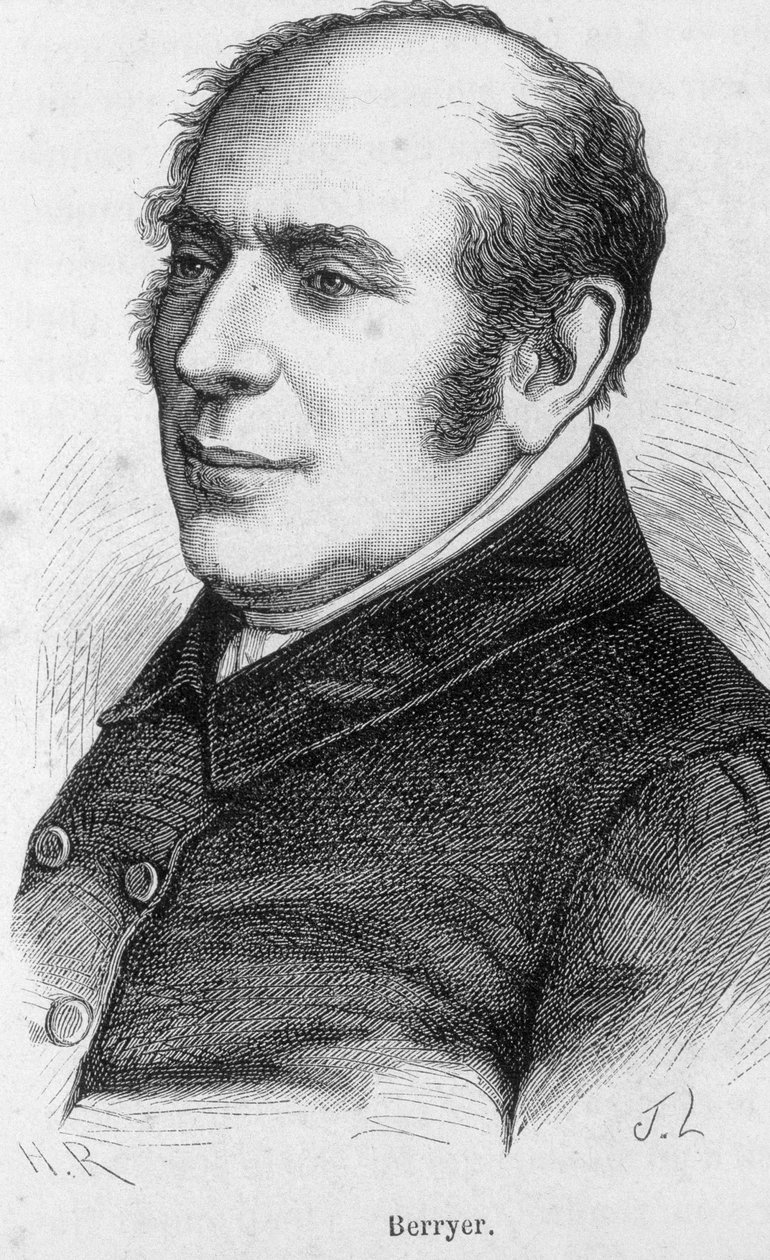 Pierre Antoine (Pierre-Antoine) Berryer (1790-1868) (Berryer fils), フランスの弁護士・政治家の肖像 作： 無名の画家