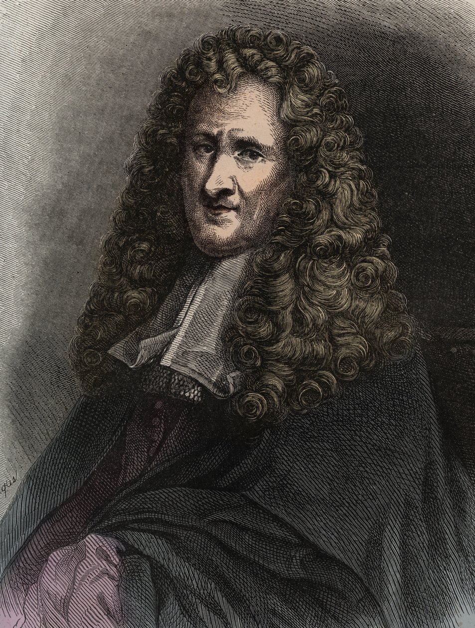 イギリスの劇作家、ピエール・コルネイユ（1606-1684）の肖像 作： 無名の画家