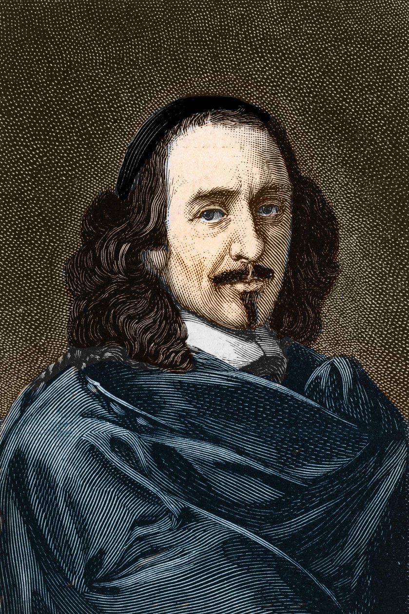 フランスの劇詩人、ピエール・コルネイユ（1606 - 1684）の肖像。 作： 無名の画家