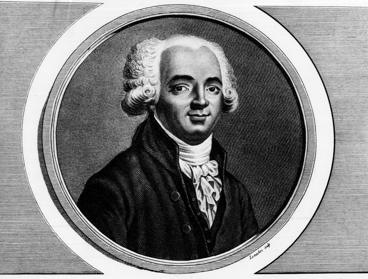 ピエール・ルイ・マニュエル（1751-1793）の肖像、国民大会でのセーヌ川の代官。フランス革命の歴史的絵画全集（全3巻）」に掲載されているエングレーヴィング。1804. 作： 無名の画家