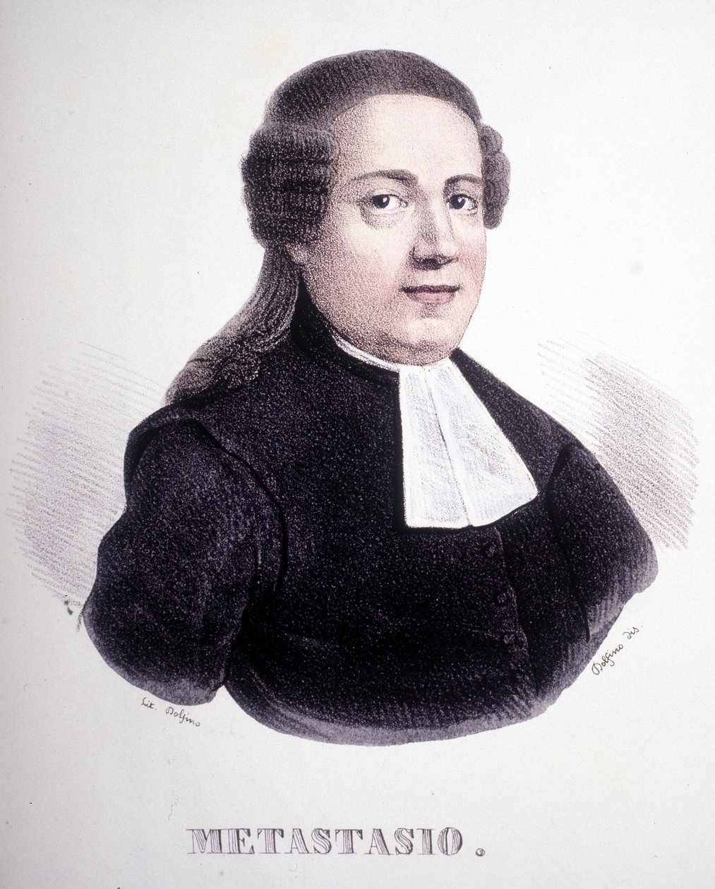 ピエール・メタスタス（またはピエトロ・メタスタシオ）（1698 - 1782）の肖像。 作： 無名の画家