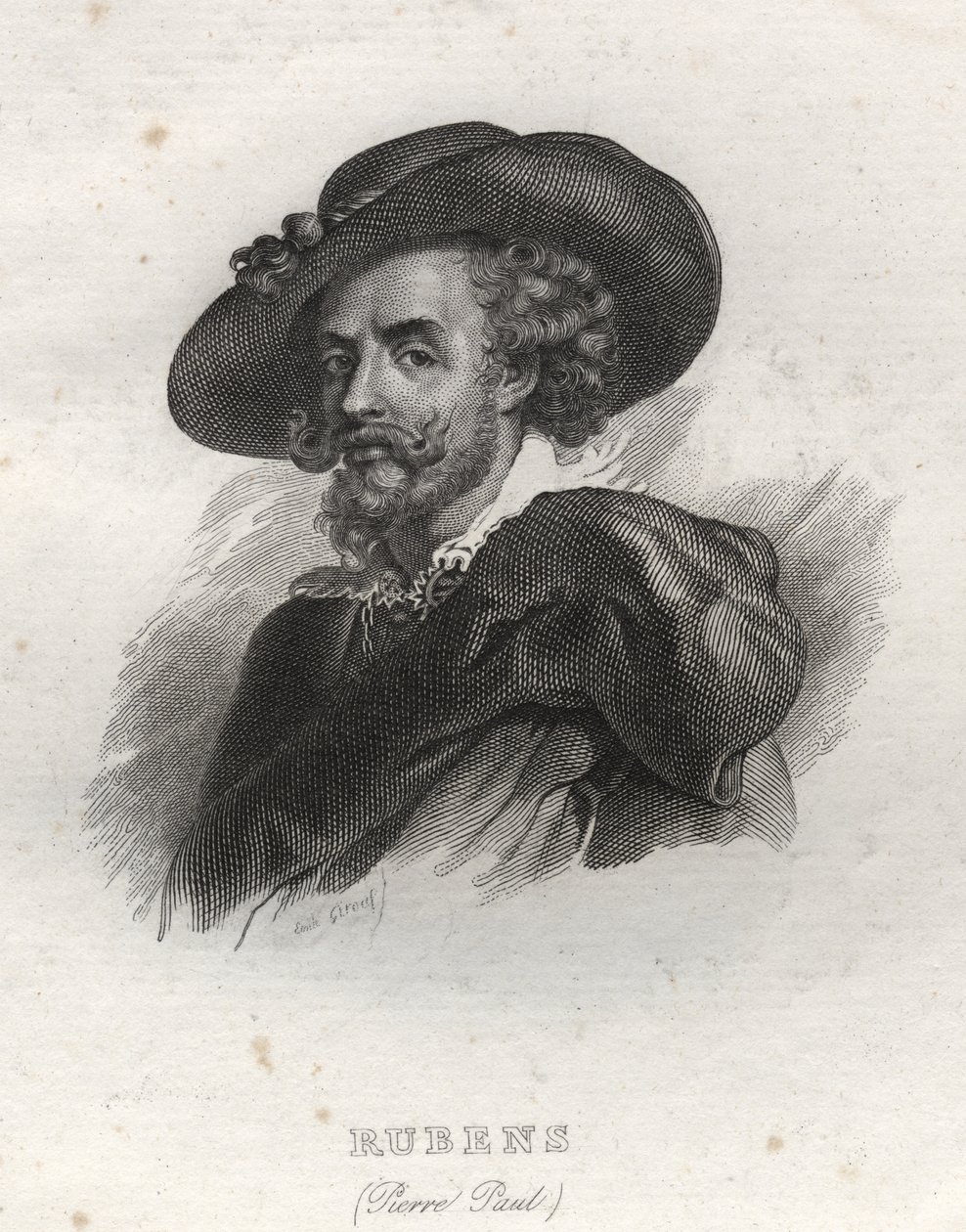 ピエール・ポール（Pierre-Paul）・ルーベンス（またはPeter PaulまたはPetrus Paulus）の肖像（1577-1640年 作： 無名の画家