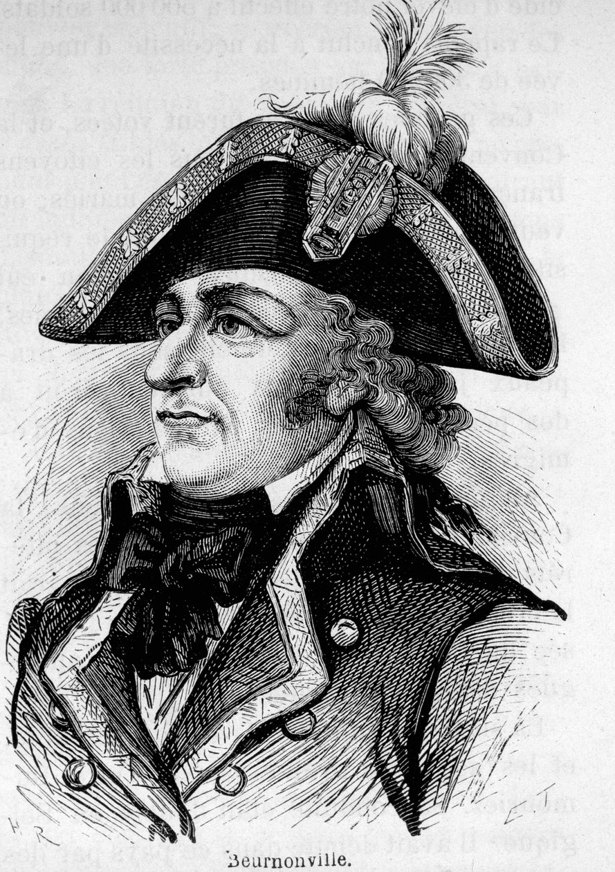 フランスの牧童であったベウルノンヴィル伯爵・侯爵ピエール・リエル（1752-1821）の肖像。 作： 無名の画家