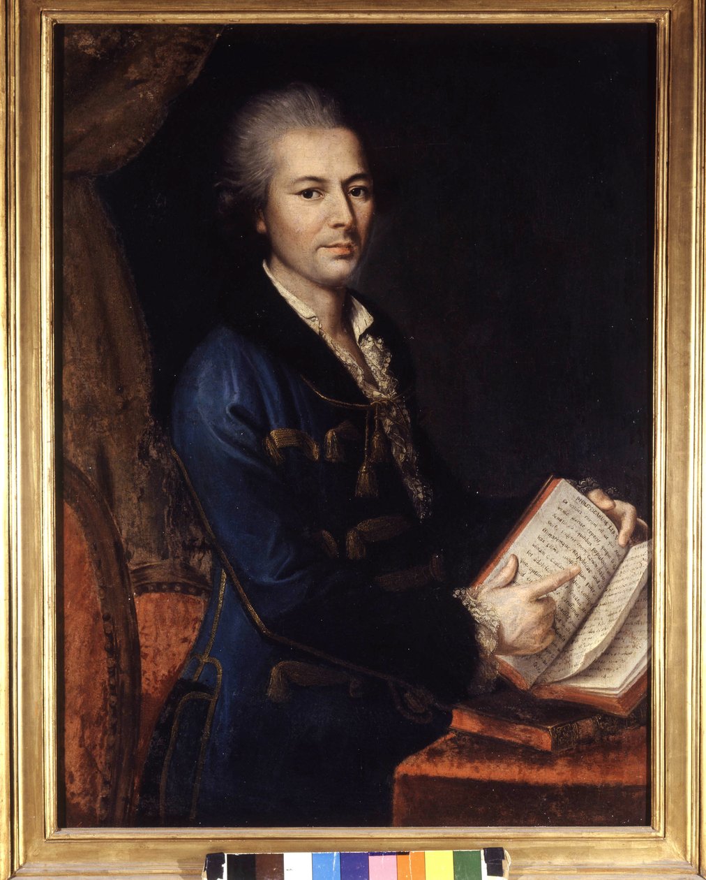 ピエトロ・ヴェッリ（1728～1797）の肖像。無名の絵画。18～19世紀ミラノ美術館 作： 無名の画家