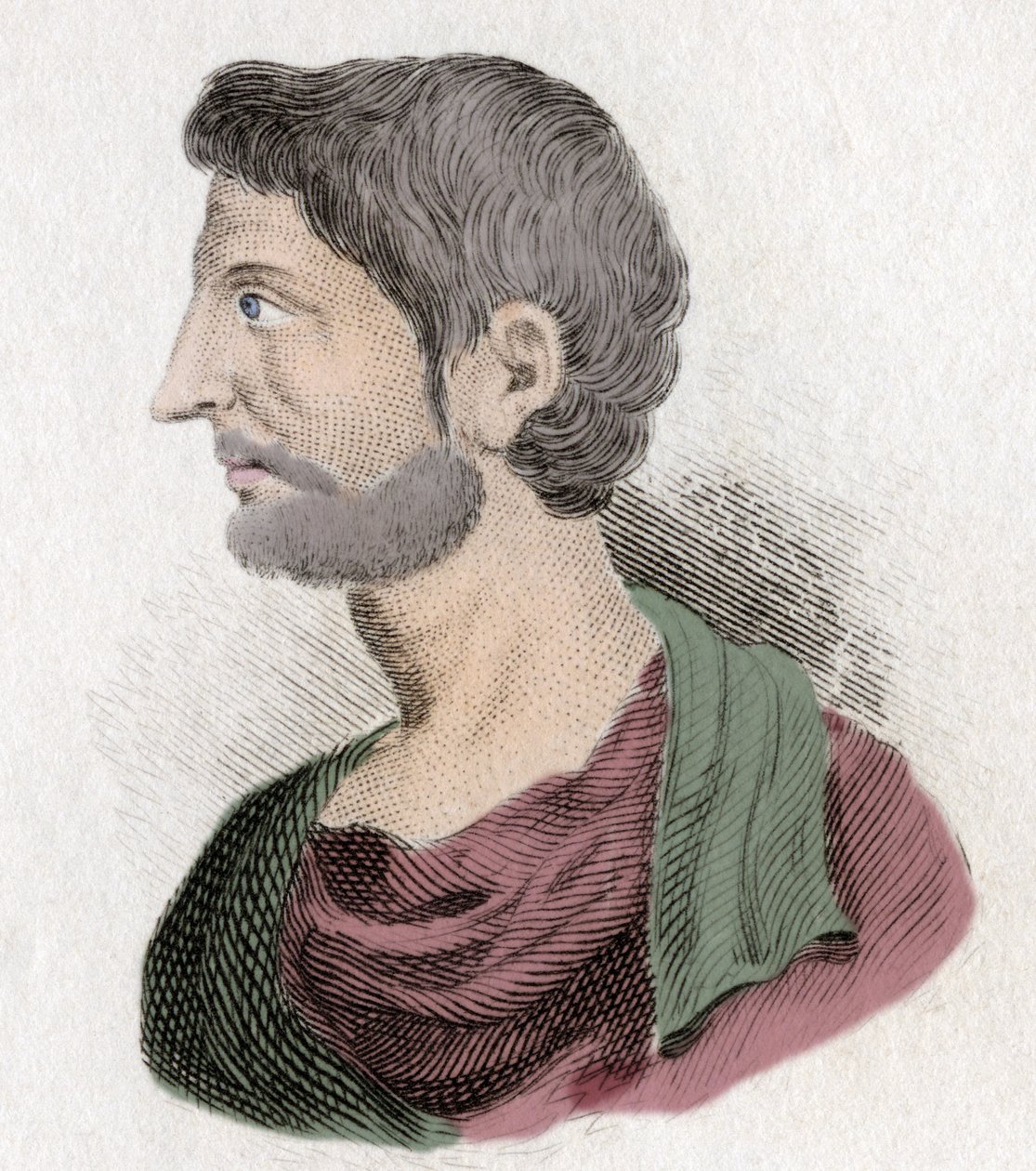 ポンペイ大王の肖像（Gneo Pompeo MagnoまたはGnaeus Pompeius Magnus 作： 無名の画家
