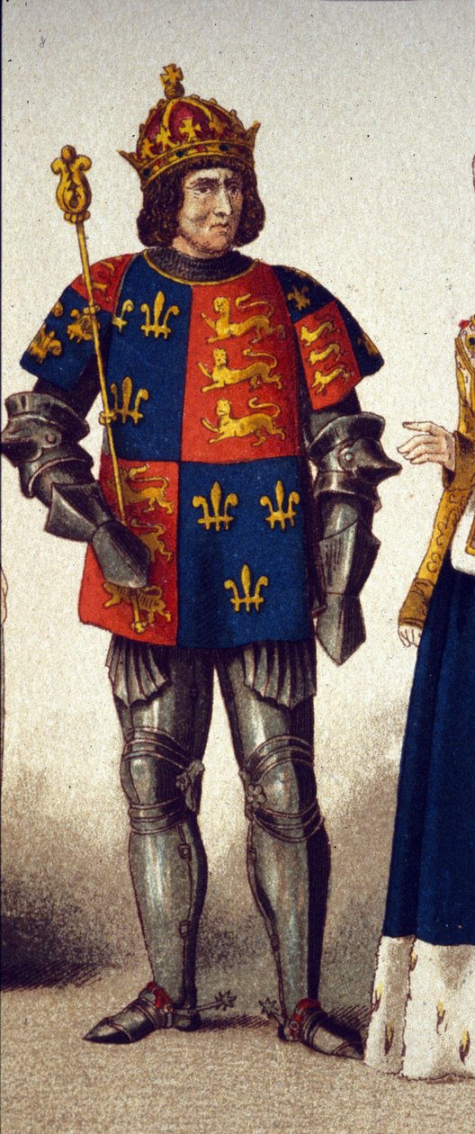 イングランド王、リチャード3世（1452〜1485）の肖像。 作： 無名の画家