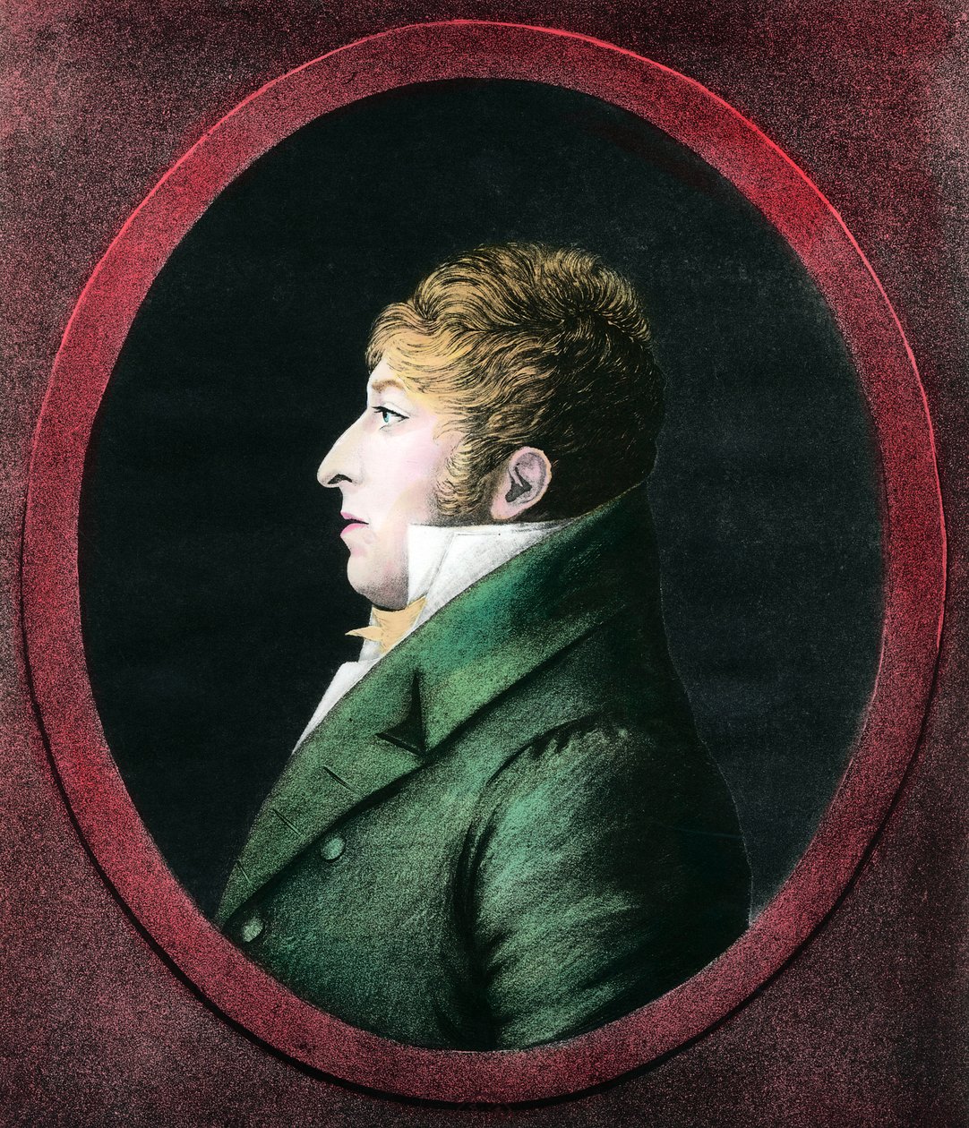 ロドルフ・クロイツァー（1766-1831）フランスのヴァイオリニスト、作曲家の肖像。19世紀のエングレーヴィング 個人蔵 作： 無名の画家