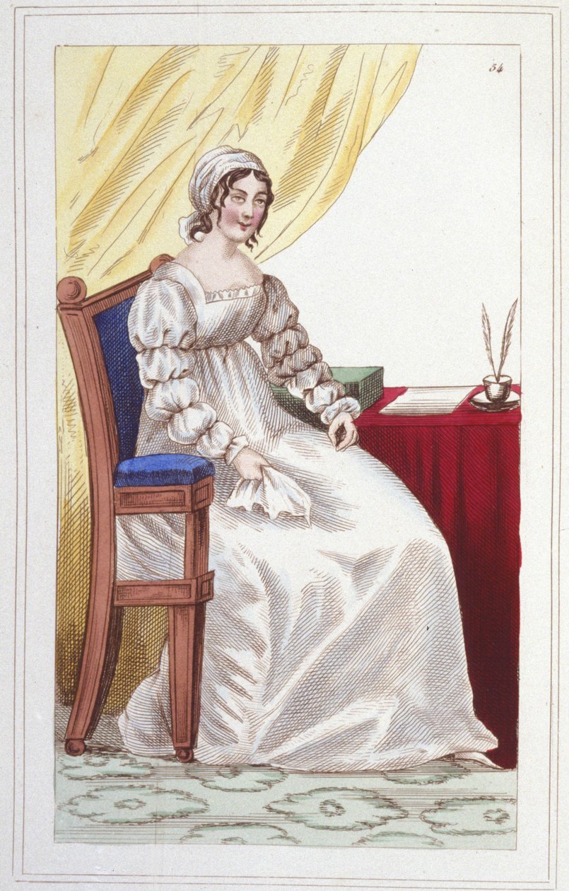 ソフィー・コタン・ロスタン（1770-1807）の肖像 フランスの作家。 作： 無名の画家