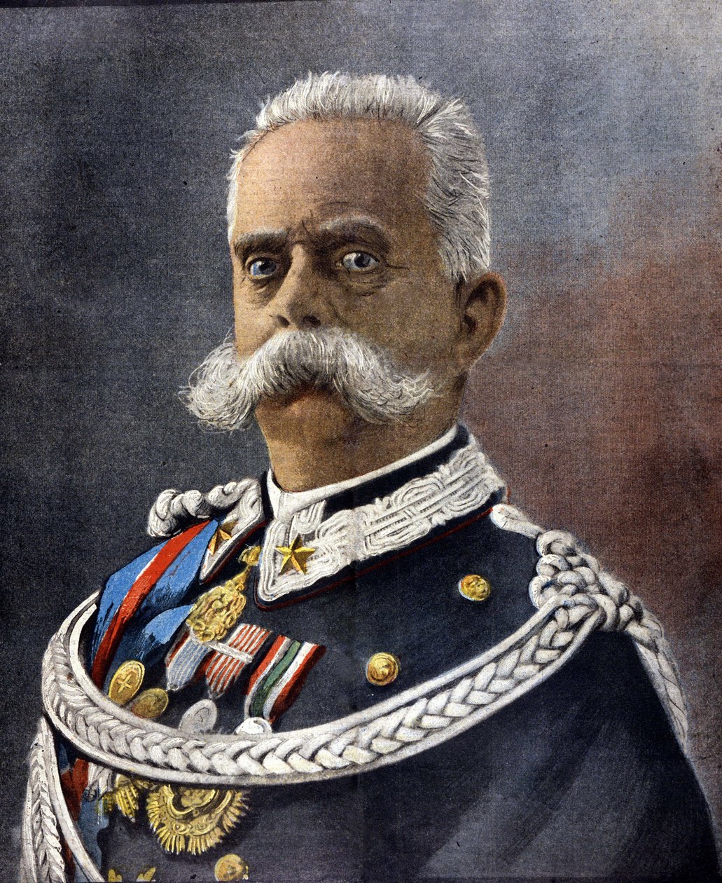 初代イタリア王ウンベルトの肖像（ハンバート1世 作： 無名の画家