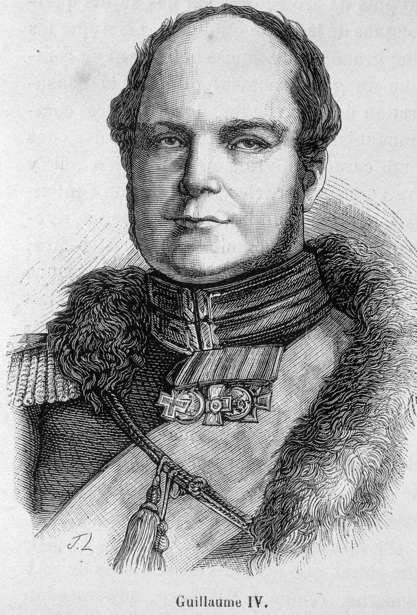 イングランド・アイルランド王ウィリアム4世（1765〜1837）の肖像 作： 無名の画家
