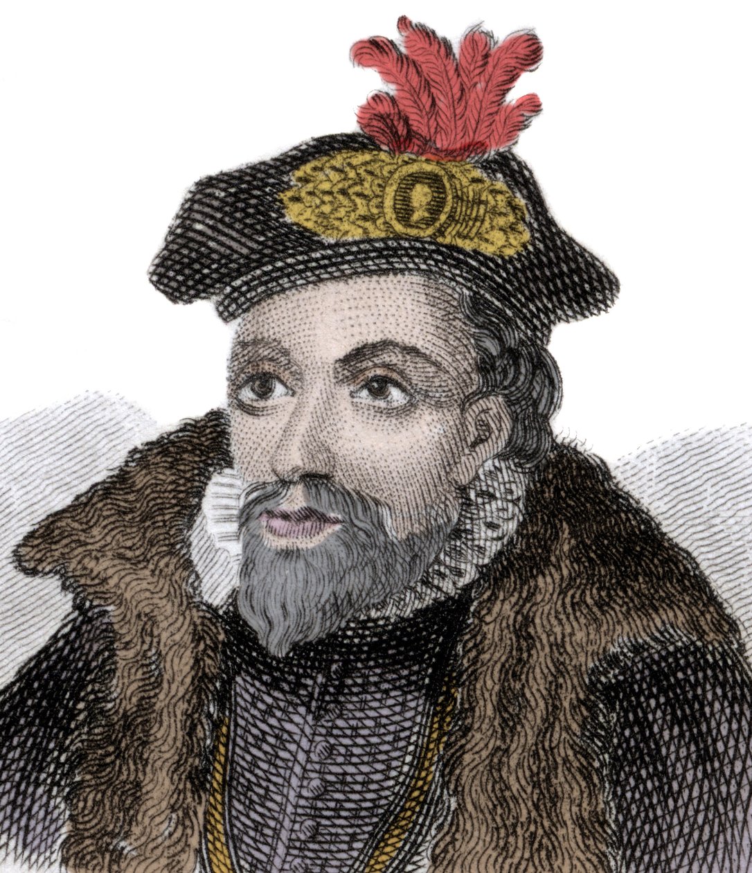 ノーサンバーランド公爵の肖像 ジョン・ダドリー（1501-1553）（John Dudley 作： 無名の画家
