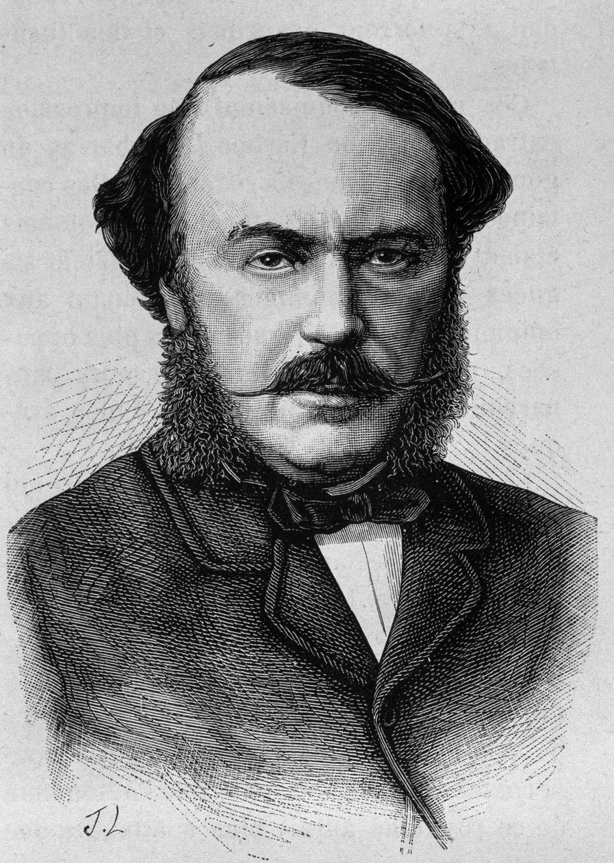 ペルシニー公爵（1808〜1872年）の肖像。H.Martinの「Histoire de France」に掲載された19世紀末のエングレーヴィング。 作： 無名の画家