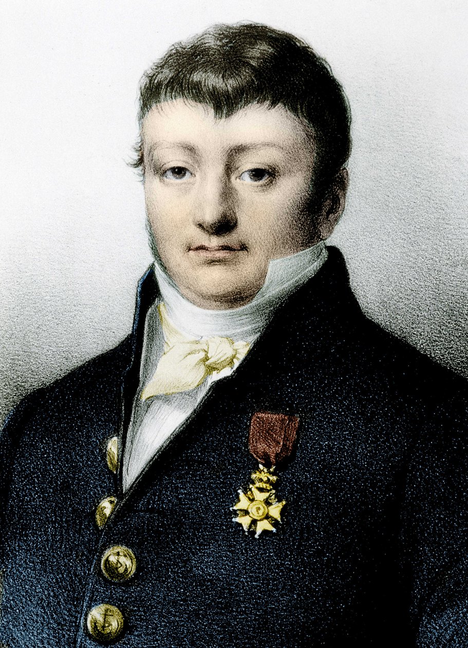 フランスの航海士・私掠船員であるロベール・シュルクーフ（1736-1826）の肖像。ロベール・シュルクーフ（1736-1827）の肖像 作： 無名の画家