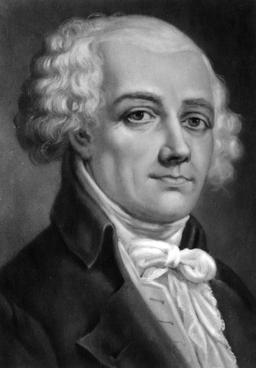 イタリアの作曲家・ヴァイオリニストであるジョヴァンニ・バッティスタ・ヴィオッティ（1755-1824）の肖像。 作： 無名の画家