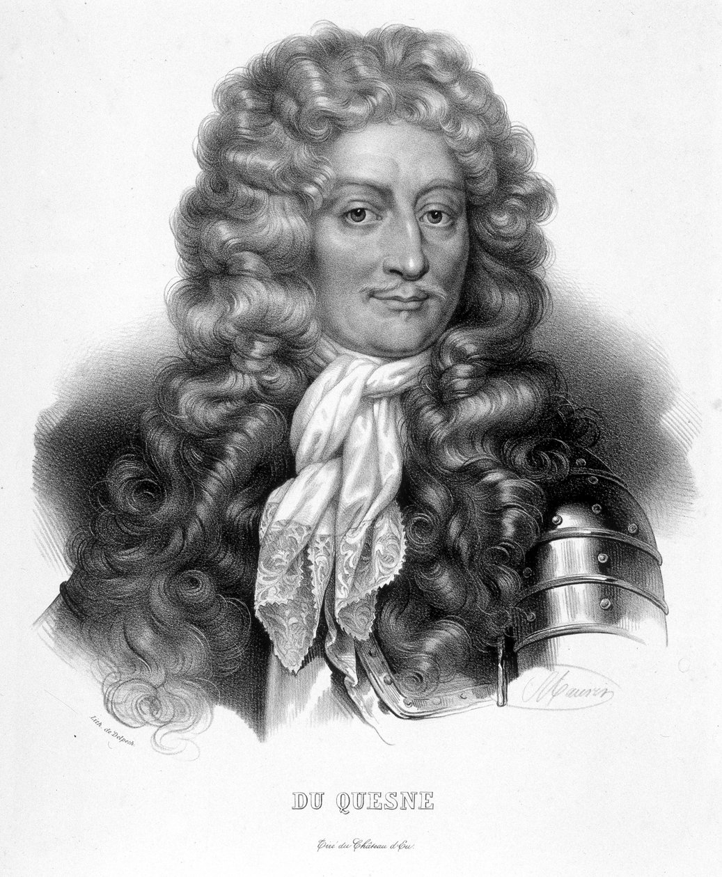 フランスの船乗り、アブラハム・デュケイン侯爵の肖像（1610-1688年 作： 無名の画家