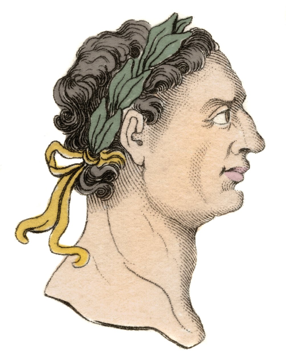 ローマ皇帝ドミティアヌス（Titus Flavius Domitian）の肖像（西暦51-96年