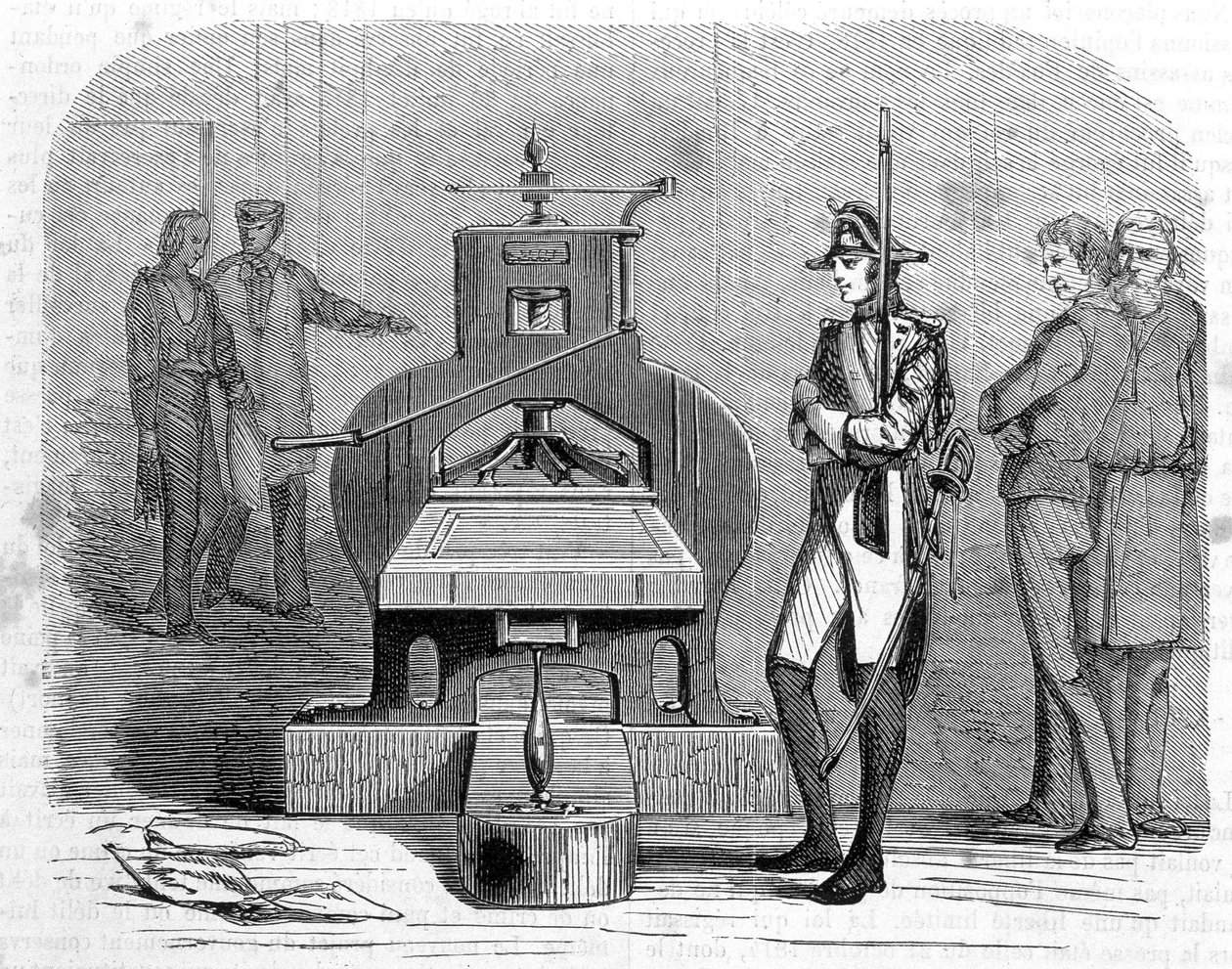 1818年にプレス印刷。 作： 無名の画家
