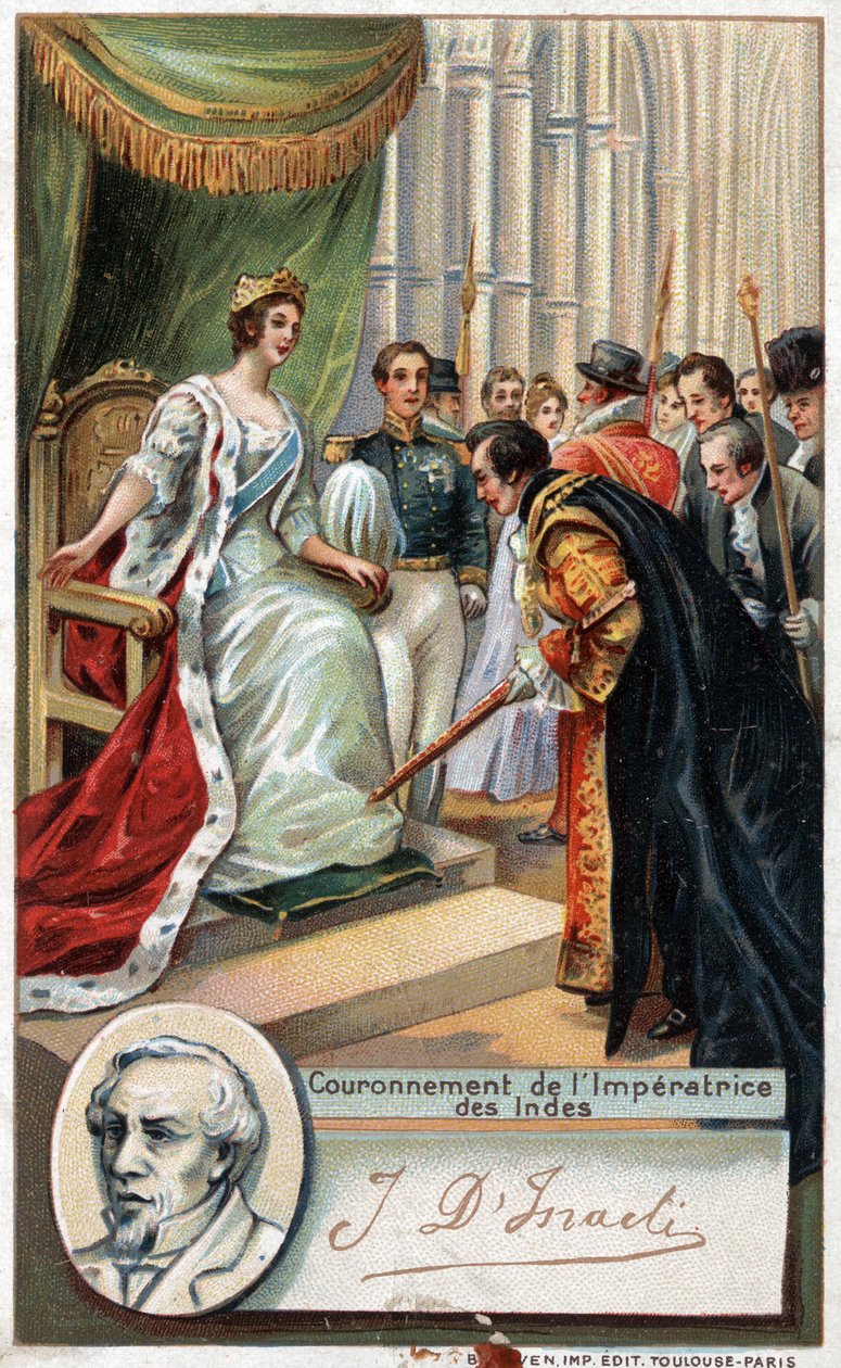 イギリス女王ヴィクトリアは、ベンジャミン・ディズレーリ（1804-1881