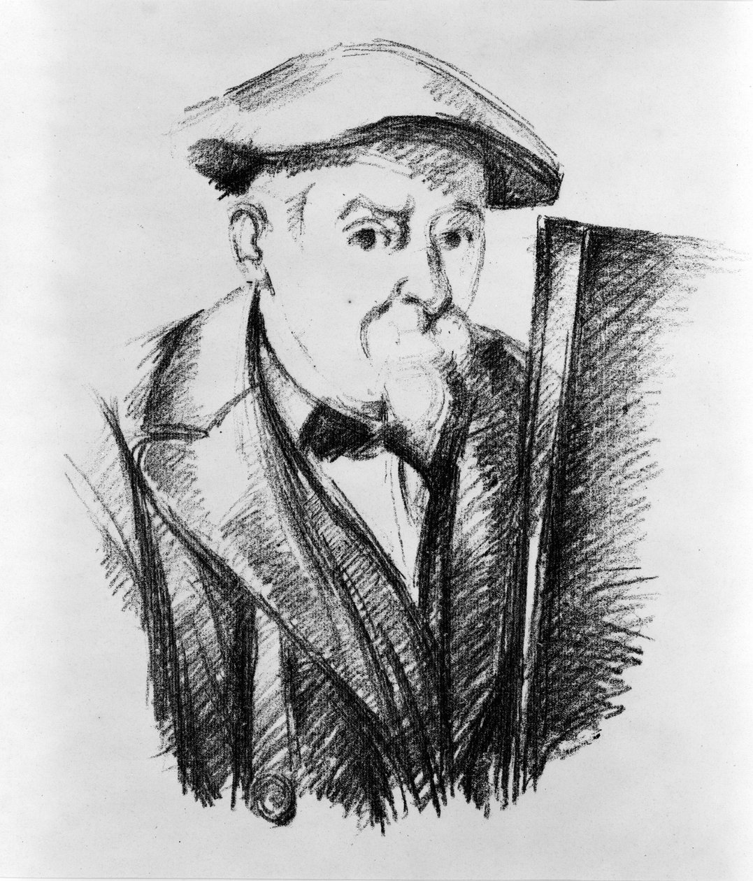 フランスの画家、ポール・セザンヌ（1839-1906）の自画像。 作： 無名の画家