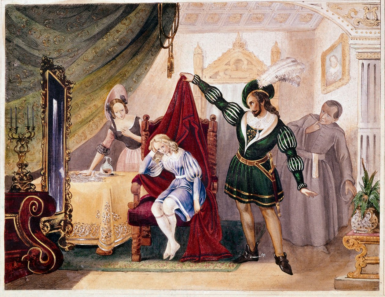 モーツァルトの「フィガロの結婚式」より、ケルビンが椅子に隠れている