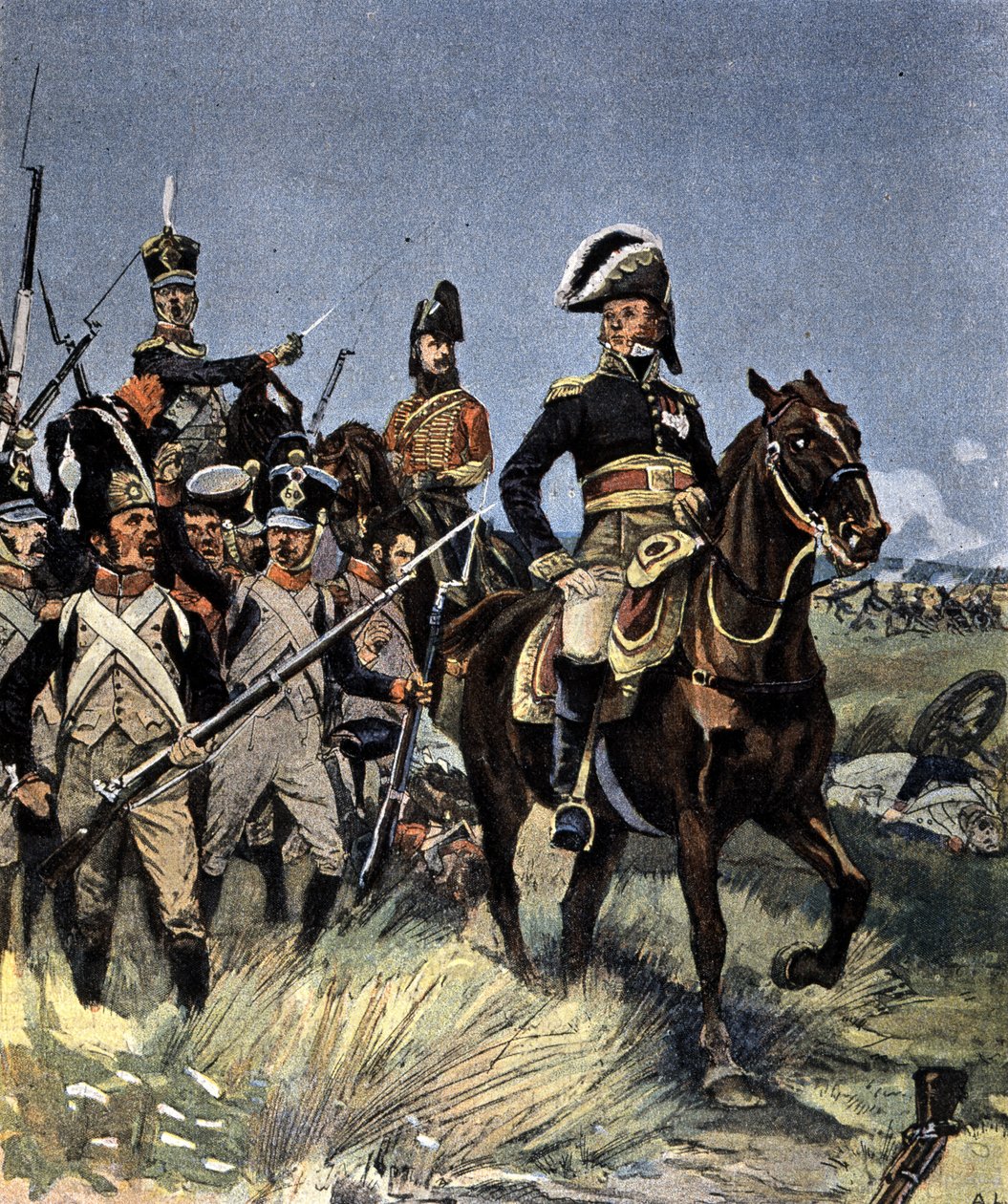偉大なる戦い - ミシェル・ネイ元帥（1769-1815）＠フリードランド、6月14日 作： 無名の画家