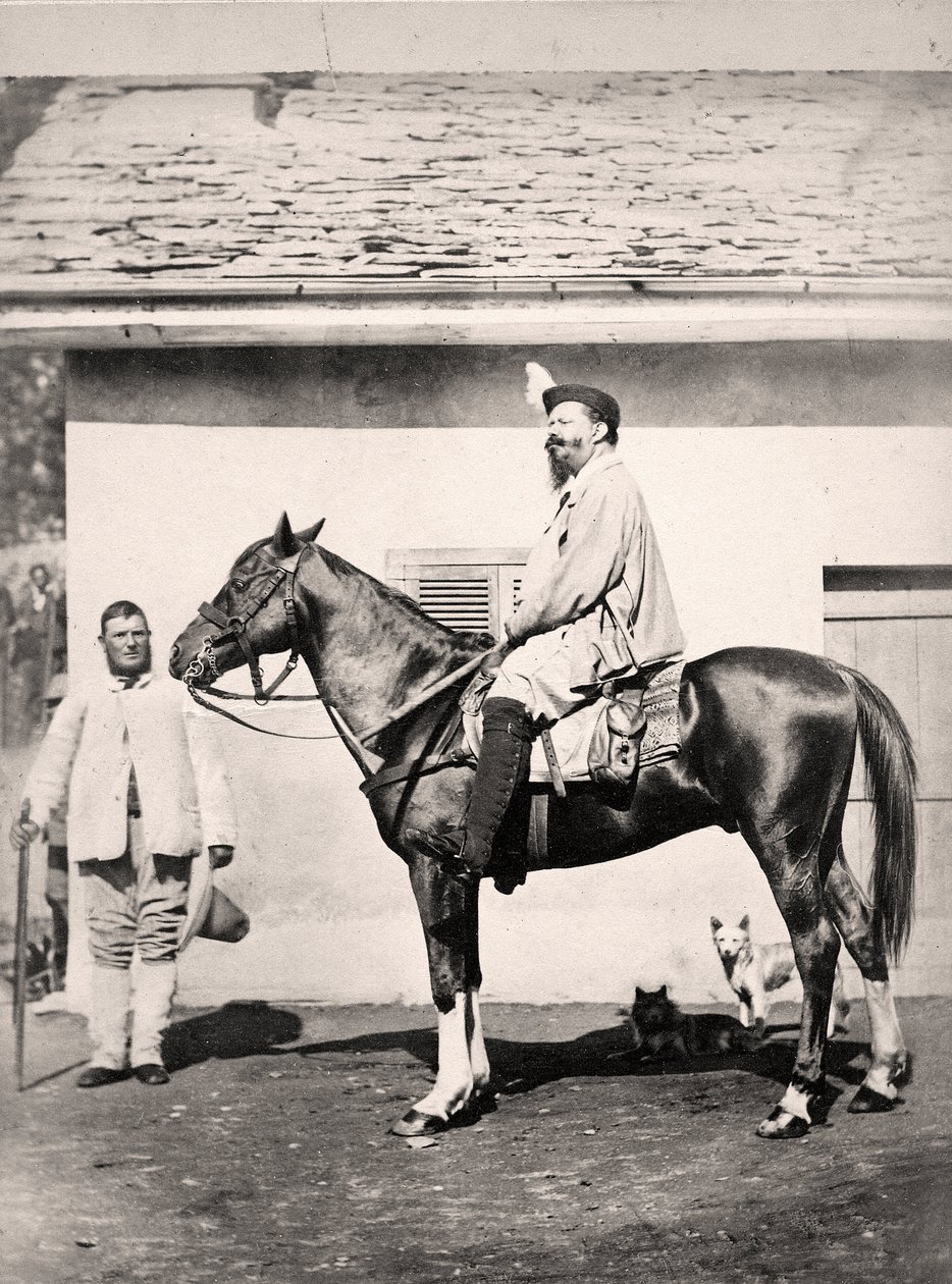 イタリア国王 ヴィットリオ・エマヌエーレ2世（ヴィクトル・エマヌエル）（Victor Emmanuel）1820-1878）イタリア国王。 作： 無名の画家