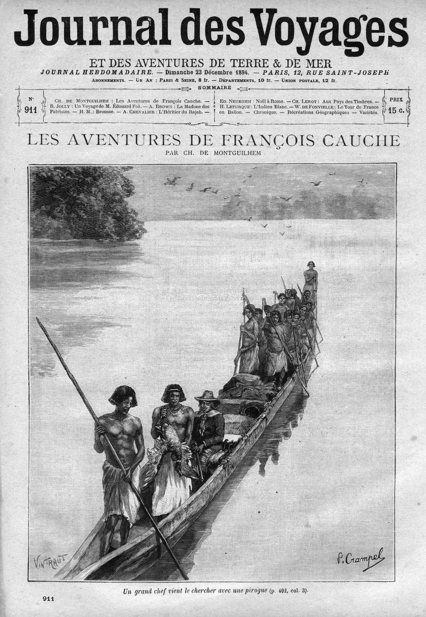 フランソワ・コーシュ（1606年頃～1638年以降）の冒険 17世紀のフランスの探検家で、日本では、19世紀末から20世紀初頭にかけて、日本の探検家が活躍しました。 作： 無名の画家
