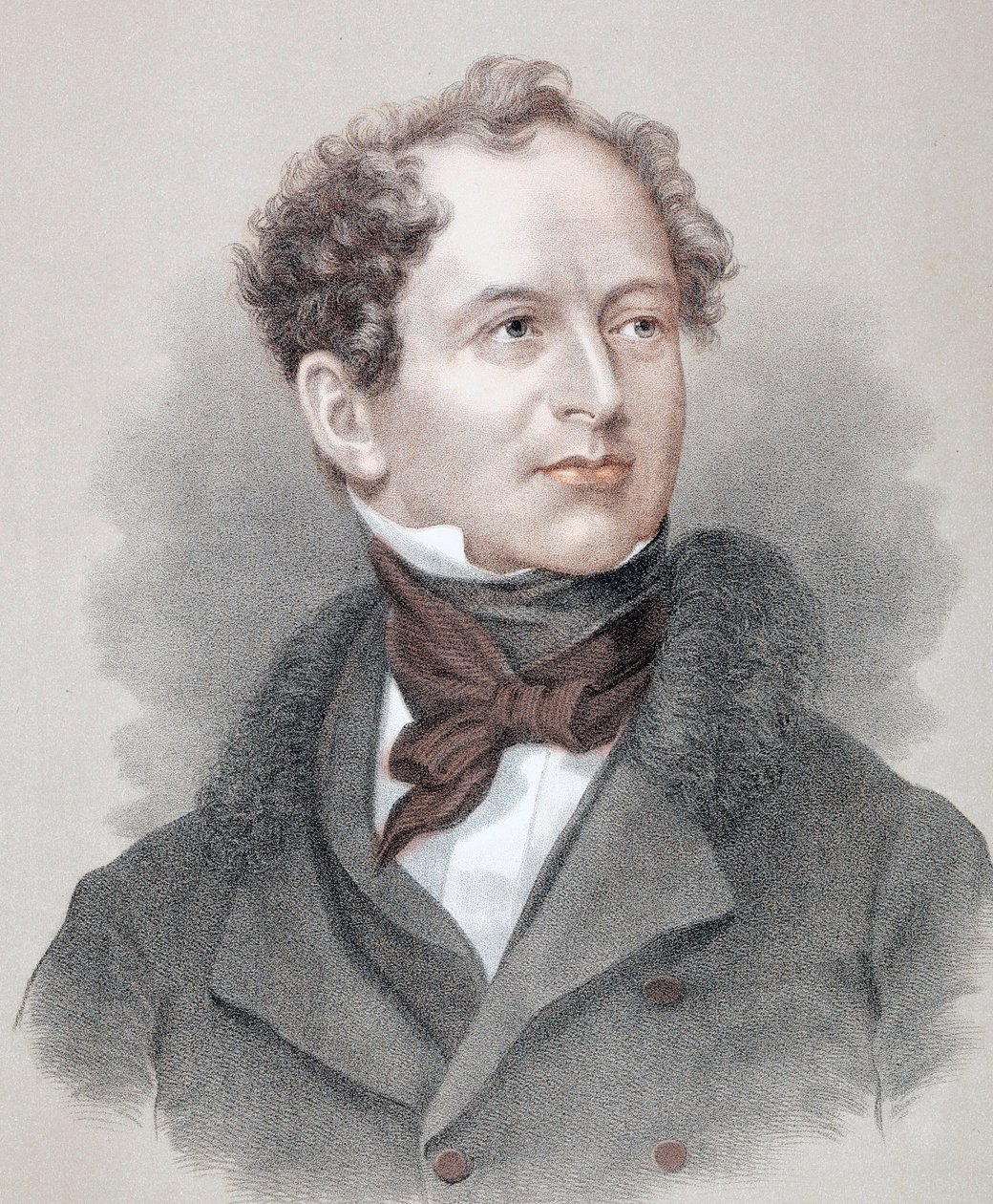 Thomas Moore (or Thomas More) (1779-1852), アイルランドの詩人。 作： 無名の画家