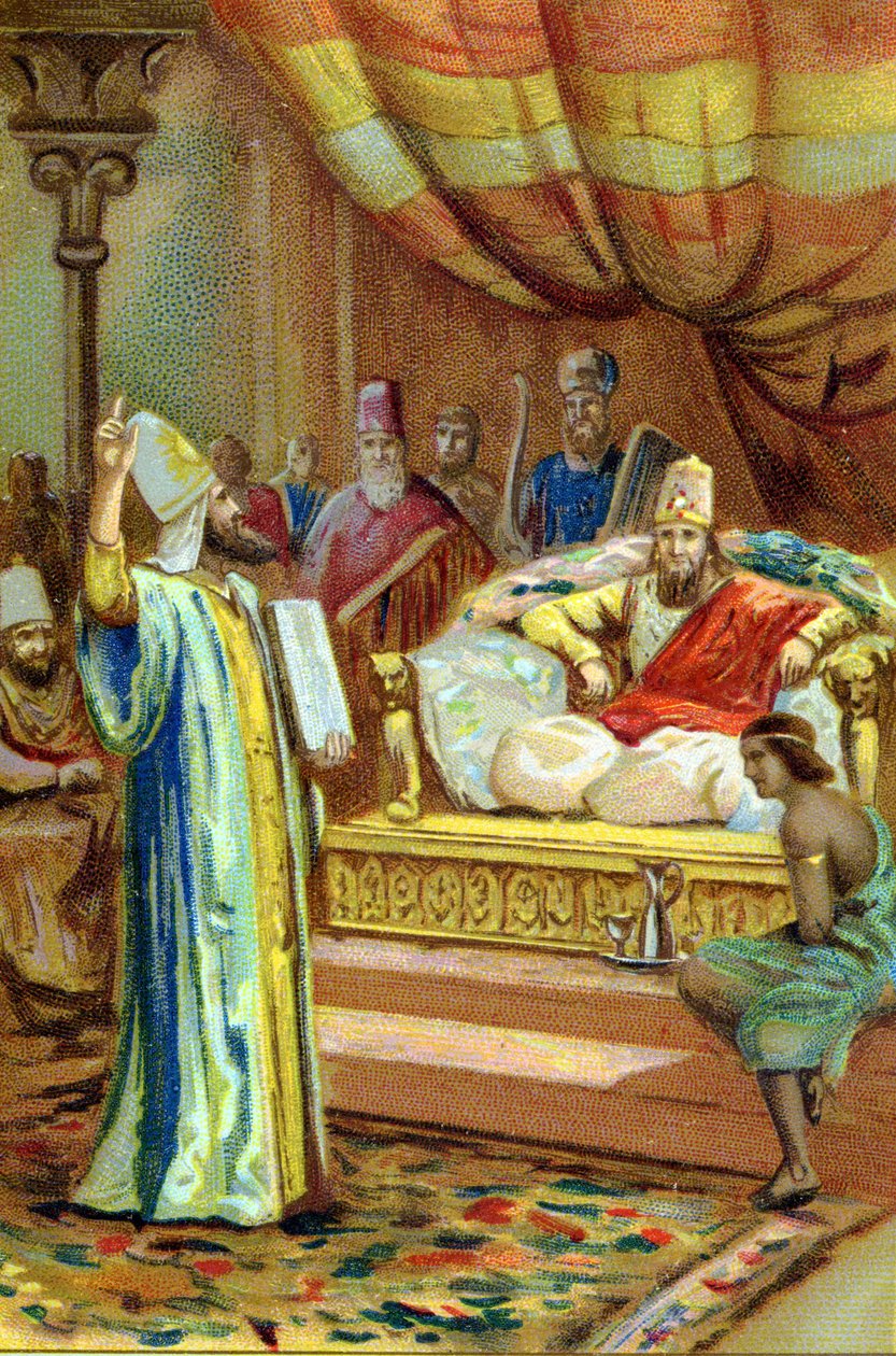 ザラトゥストラ（Zarathustra, Zarathushtra, Zarathustra or Zoroastra）は、イランの預言者・宗教改革者（紀元前6世紀）で、バクトレス王の宮廷で活躍しました。 作： 無名の画家