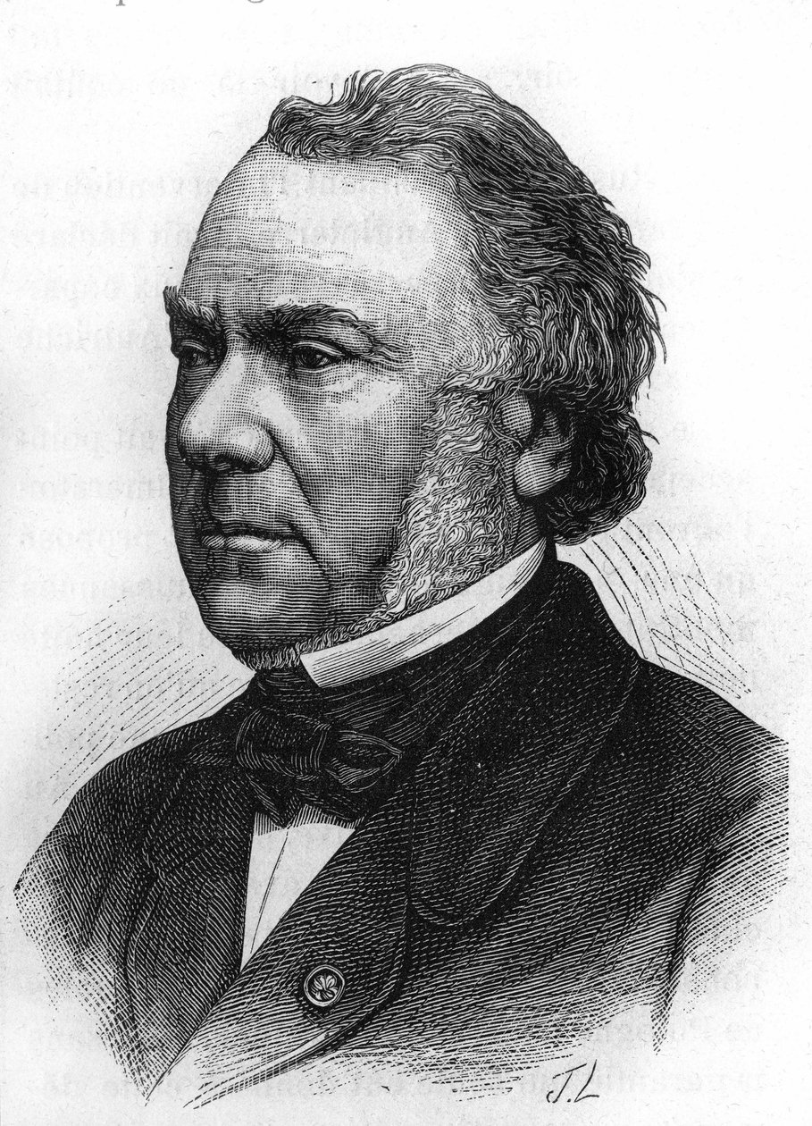 クロードの肖像 - アルフォンス・デラングル1797-1869年 フランスの行政官・大臣。 作： 無名の画家