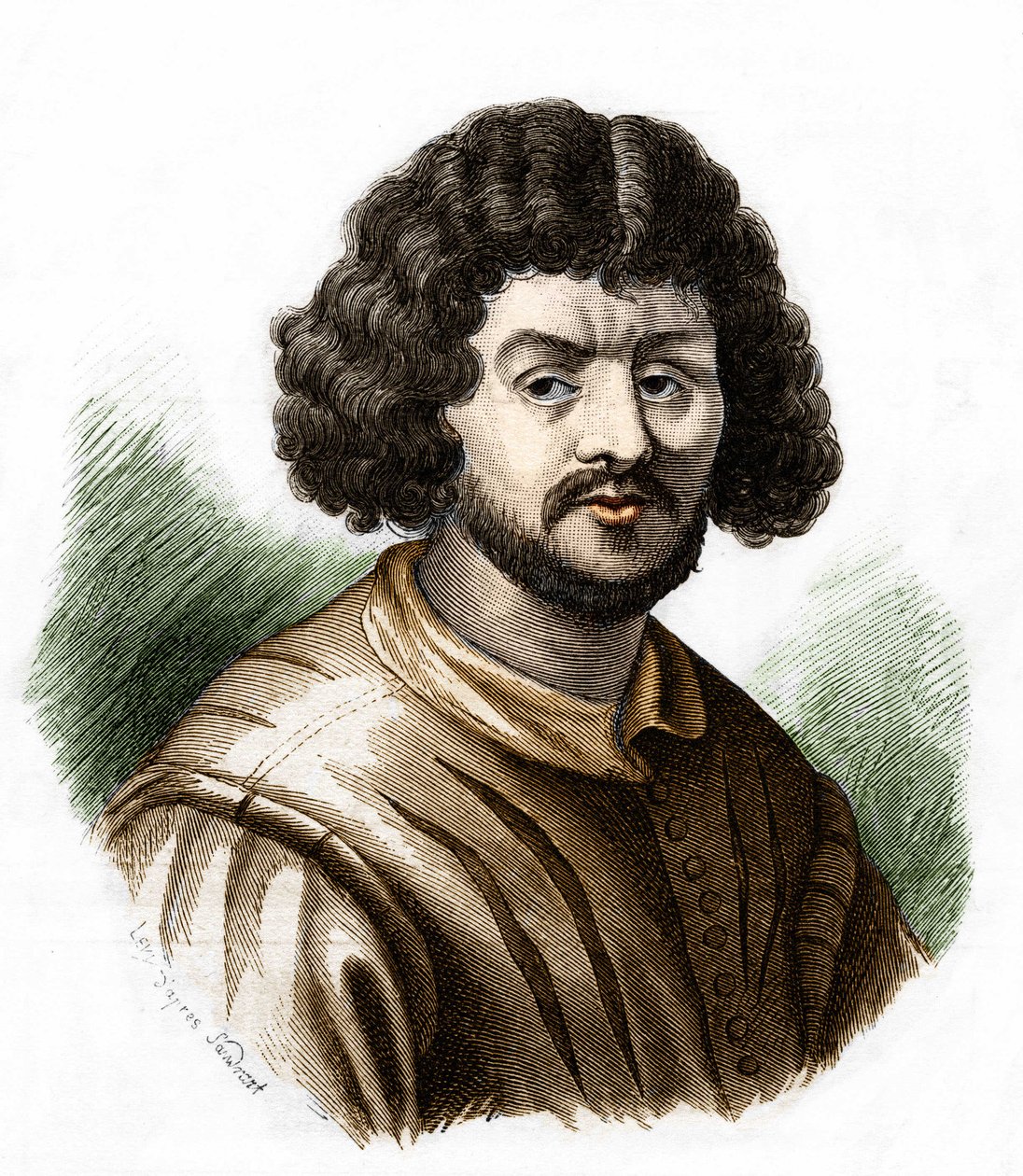 Claude Gellee, dit le Lorrain (1600-1682) フランスの画家の肖像。 作： 無名の画家
