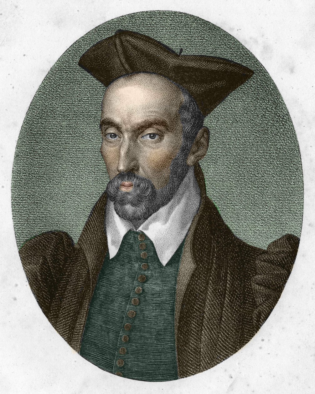 エティエンヌ・パスキエの肖像。フランスの法律家、人文主義者、歴史家（1529年～1615年）。 作： 無名の画家