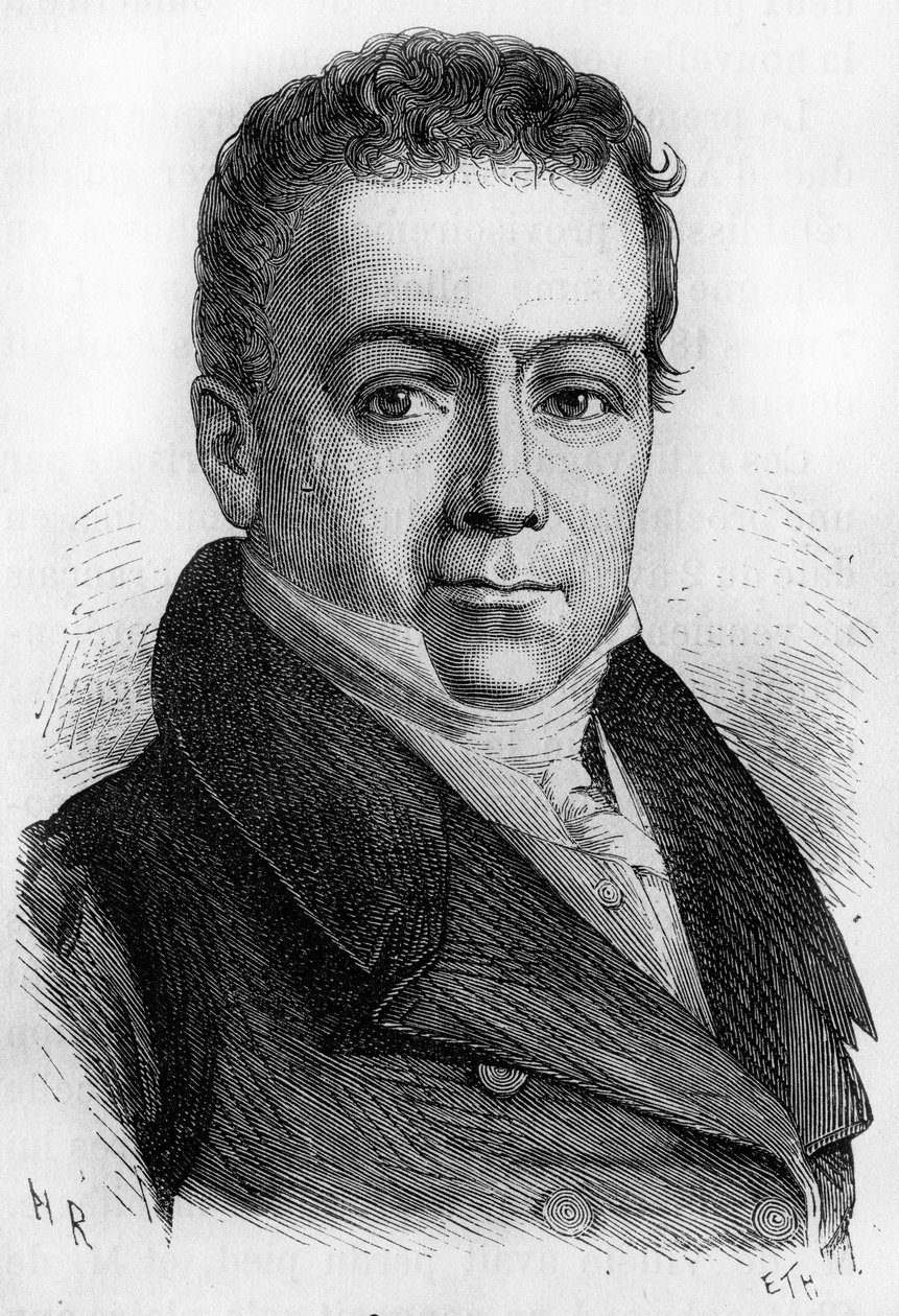 ガブリエル・ジュリアン・オブラードの肖像。フランスの金融1770年から1846年）。) 作： 無名の画家